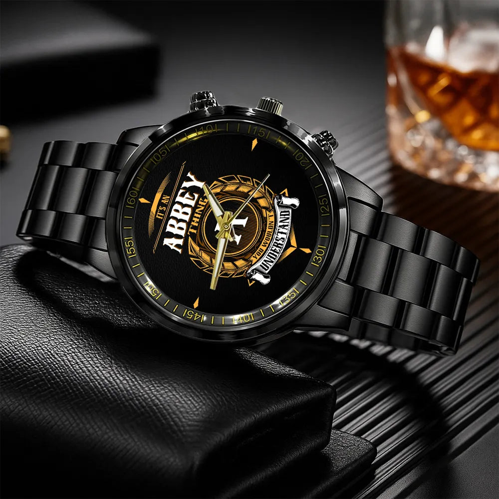 ABBEY 13K6-434 Personalized Watch, Premium Gift for Anniversary