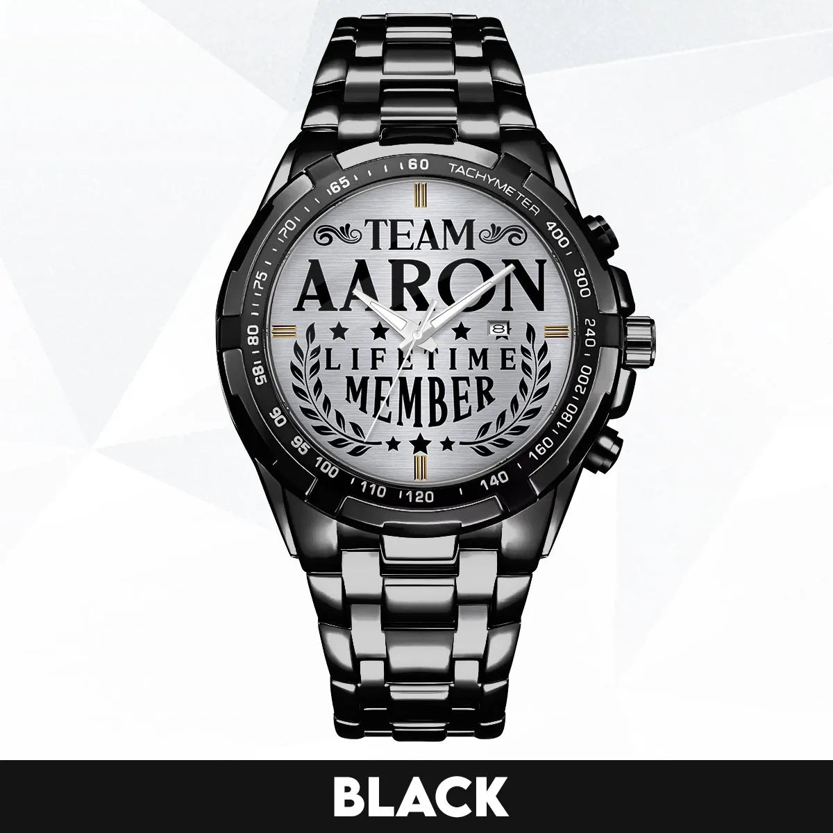 AARON 13K1-437 Alloy-Quatz-Men Watch, Personalized Premium Gift for Anniversary
