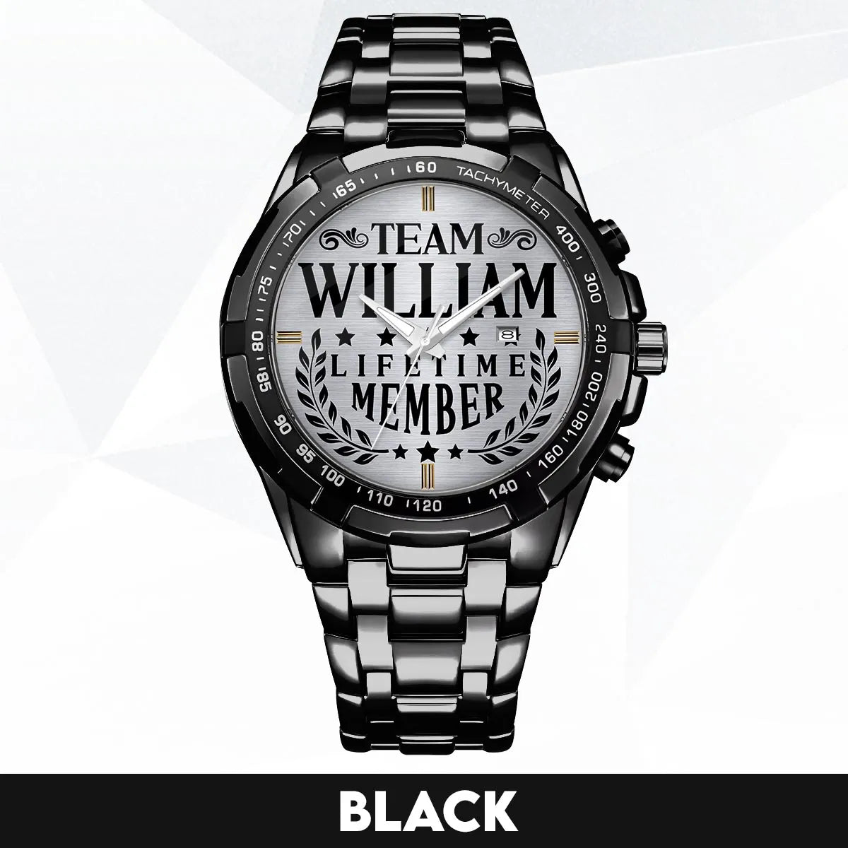 WILLIAM 13K1-437 Alloy-Quatz-Men Watch, Personalized Premium Gift for Anniversary