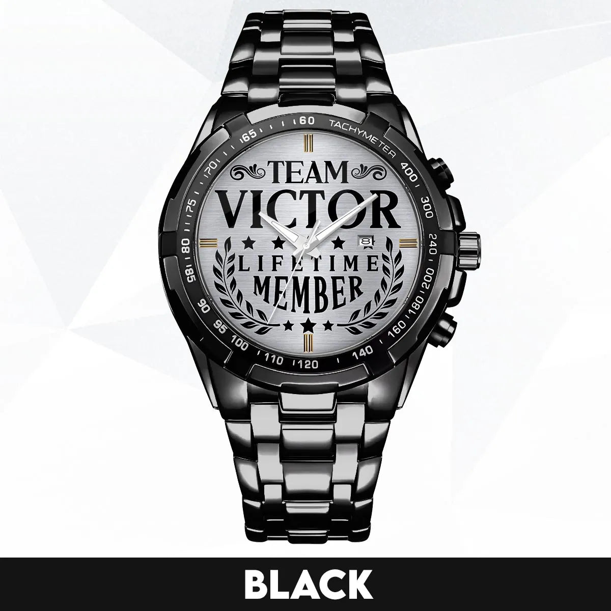 VICTOR 13K1-437 Alloy-Quatz-Men Watch, Personalized Premium Gift for Anniversary