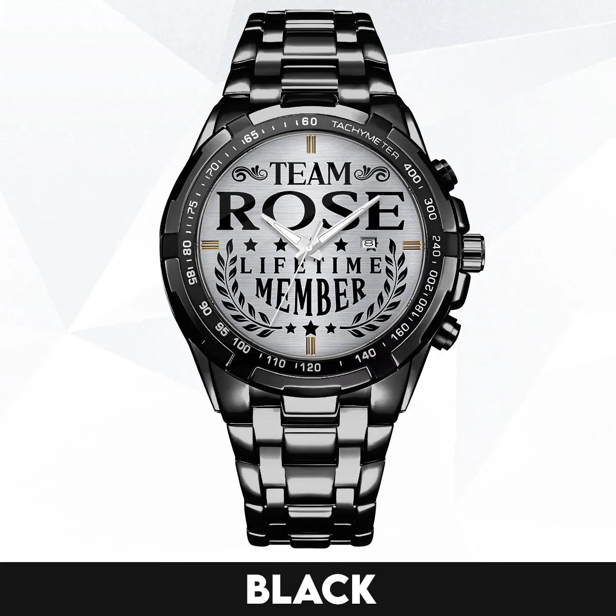 ROSE 13K1-437 Alloy-Quatz-Men Watch, Personalized Premium Gift for Anniversary