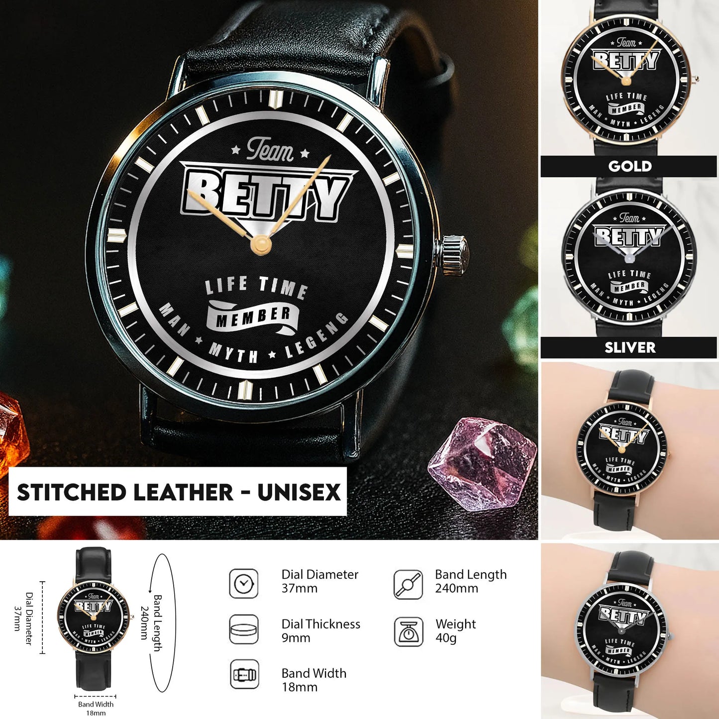 Stitched Leather - Unisex