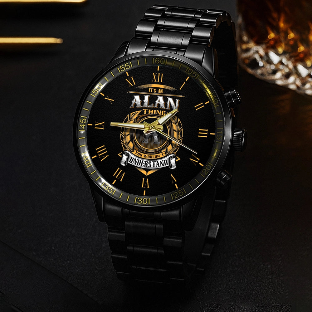 ALAN 13K1-86 Personalized Watch, Premium Gift for Anniversary