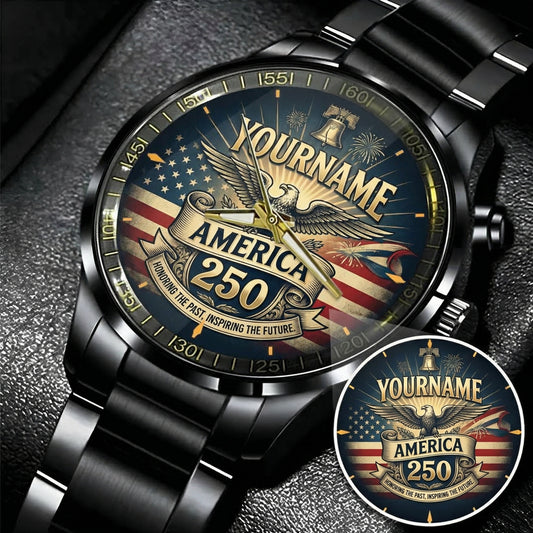 Personalized Name Watch America 250 Honoring The Past, Inspiring The Future