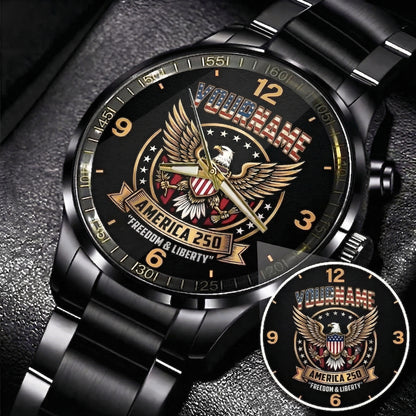 Personalized Name Watch America 250 Freedom & Liberty