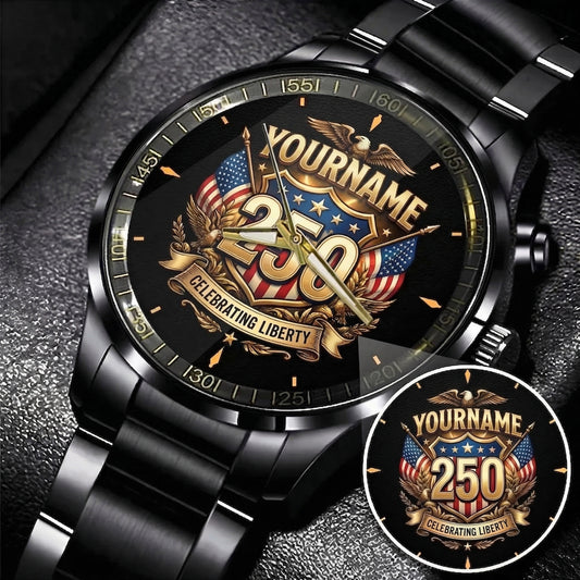 Personalized Name Watch America 250 Celebrating Liberty
