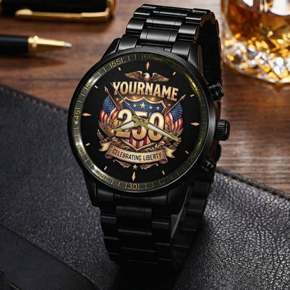 Personalized Name Watch America 250 Celebrating Liberty
