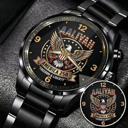 AALIYAH Personalized Name Watch America 250 Freedom & Liberty