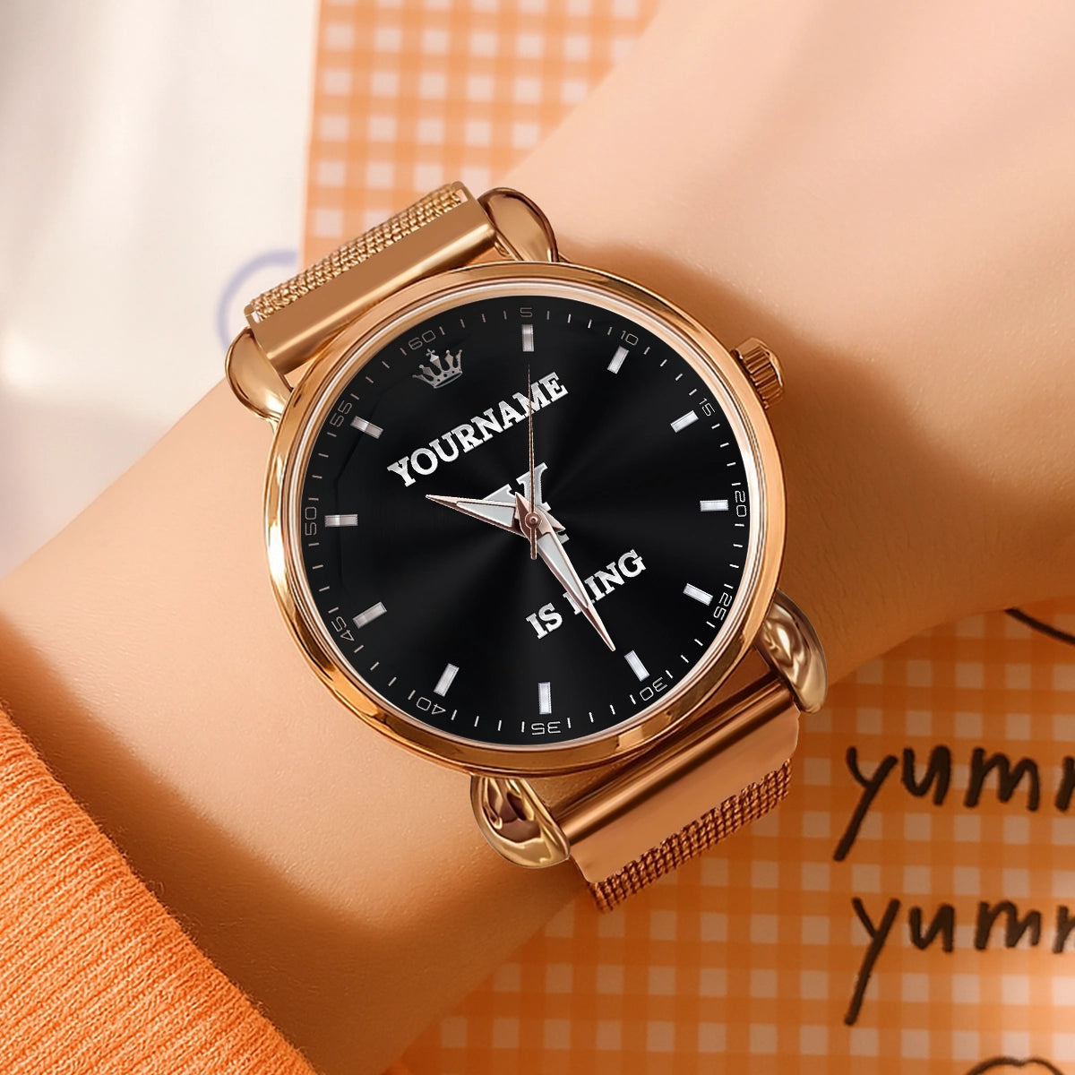 Mesh Strap Quartz Watch