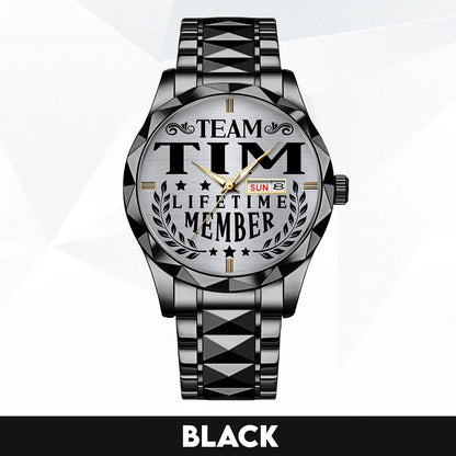 TIM 13K1-437 Luxury Alloy-Men Watch, Personalized Premium Gift for Anniversary