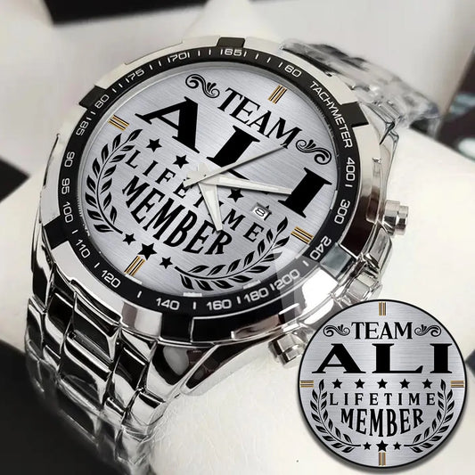ALI 13K1-437 Alloy-Quatz-Men Watch, Personalized Premium Gift for Anniversary