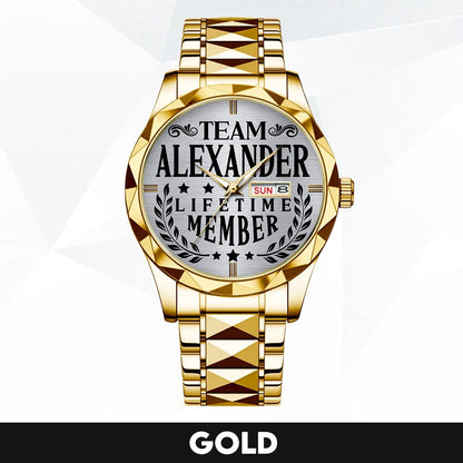 ALEXANDER 13K1-437 Luxury Alloy-Men Watch, Personalized Premium Gift for Anniversary
