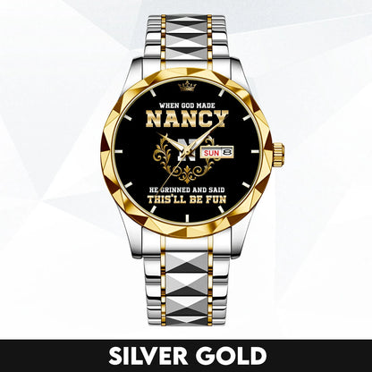 God Made Your Name Royal Watch NANCY M1-W14