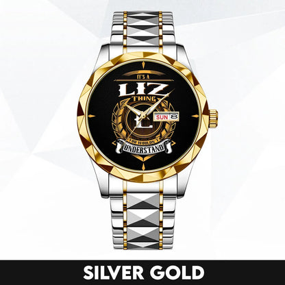 LIZ 13K1-434 Luxury Alloy-Men Watch, Personalized Premium Gift for Anniversary