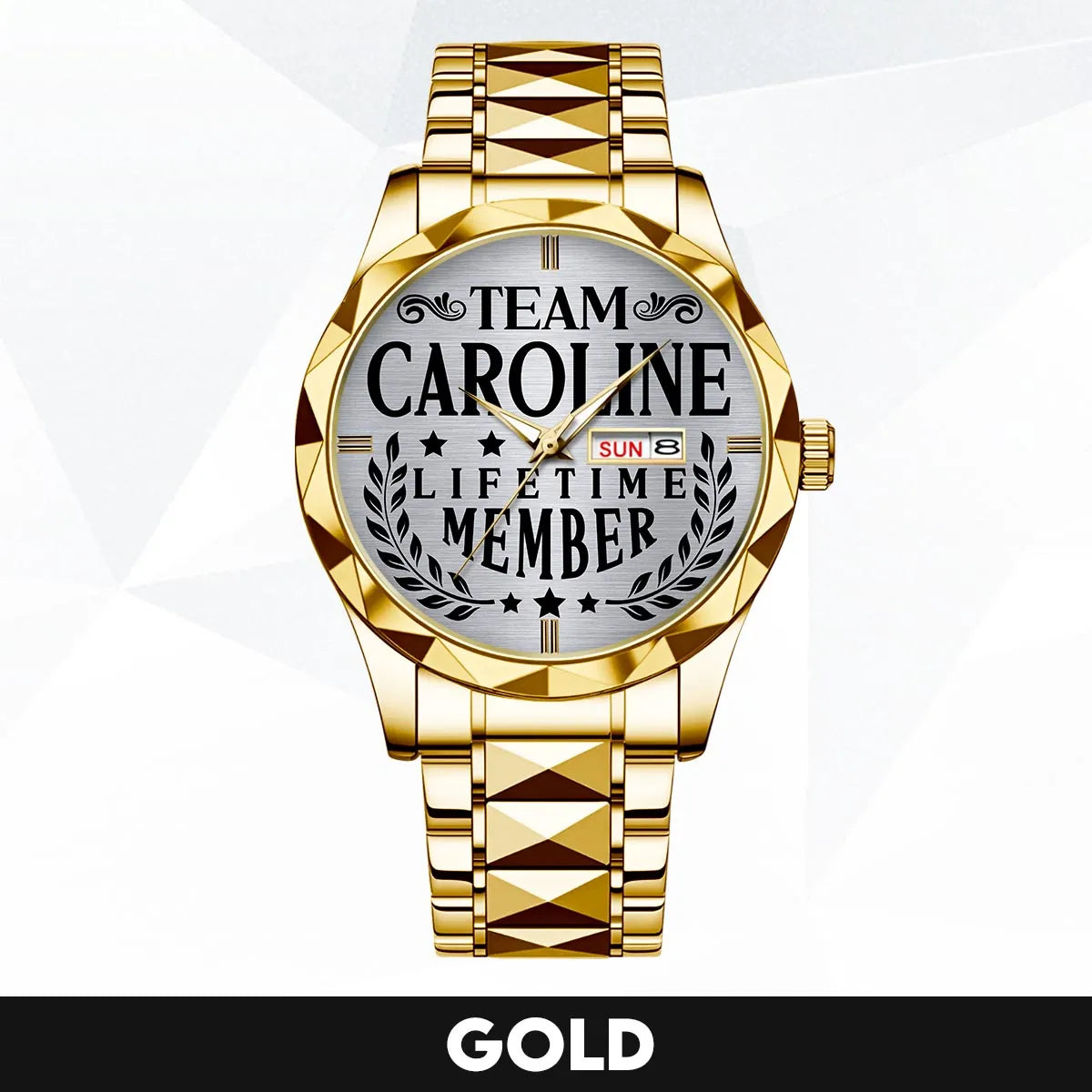 CAROLINE 13K1-437 Luxury Alloy-Men Watch, Personalized Premium Gift for Anniversary