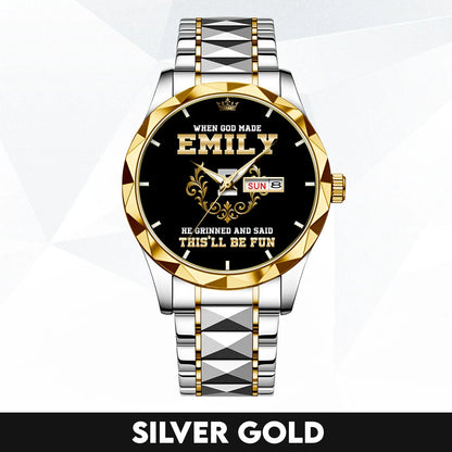 God Made Your Name Royal Watch EMILY M1-W14