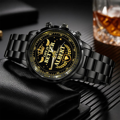 ALBERT 13K1-442 Personalized Watch, Premium Gift for Anniversary