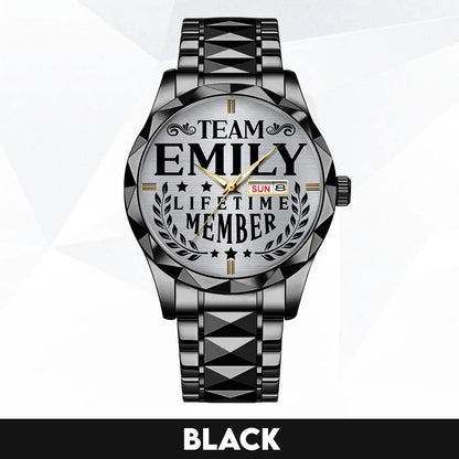 EMILY 13K1-437 Luxury Alloy-Men Watch, Personalized Premium Gift for Anniversary