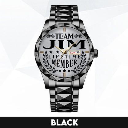 JIM 13K1-437 Luxury Alloy-Men Watch, Personalized Premium Gift for Anniversary