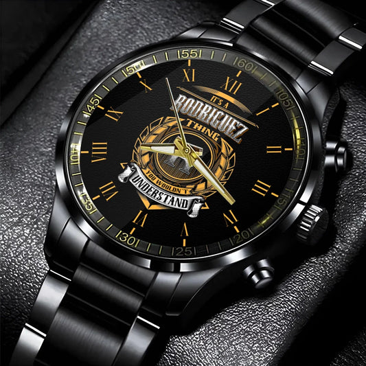 RODRIGUEZ 13K1-86 Personalized Watch, Premium Gift for Anniversary