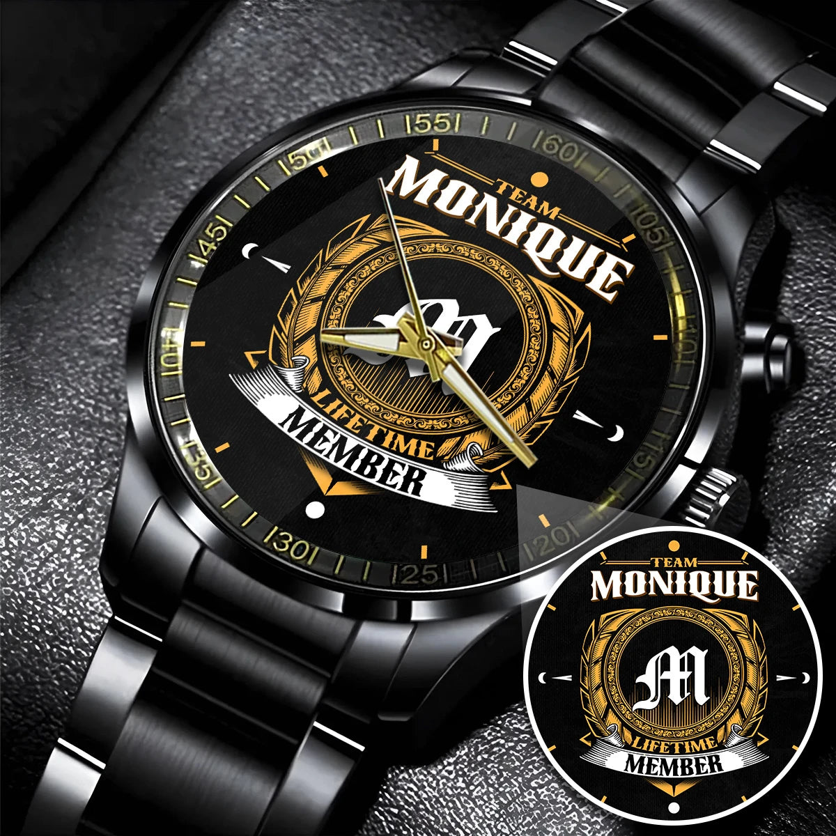 MONIQUE 13K1-445 Personalized Watch, Premium Gift for Anniversary