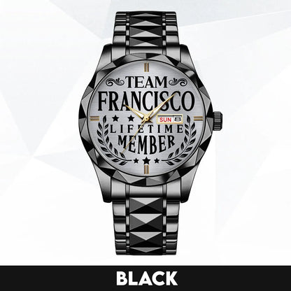 FRANCISCO 13K1-437 Luxury Alloy-Men Watch, Personalized Premium Gift for Anniversary