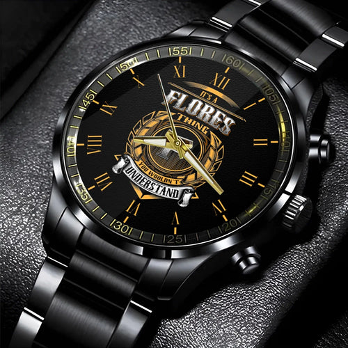 FLORES 13K1-86 Personalized Watch, Premium Gift for Anniversary