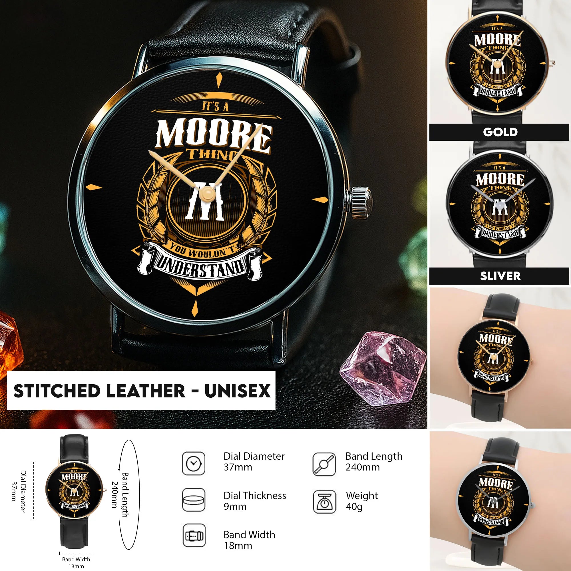 Stitched Leather - Unisex
