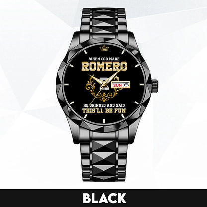 God Made Your Name Royal Watch ROMERO M1-W14