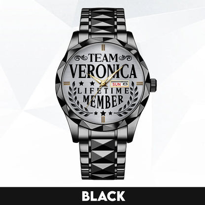 VERONICA 13K1-437 Luxury Alloy-Men Watch, Personalized Premium Gift for Anniversary