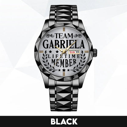 GABRIELA 13K1-437 Luxury Alloy-Men Watch, Personalized Premium Gift for Anniversary