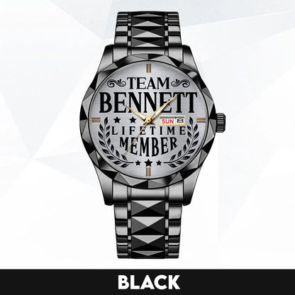 BENNETT 13K1-437 Luxury Alloy-Men Watch, Personalized Premium Gift for Anniversary