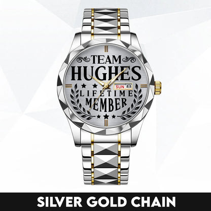 HUGHES 13K1-437 Luxury Alloy-Men Watch, Personalized Premium Gift for Anniversary
