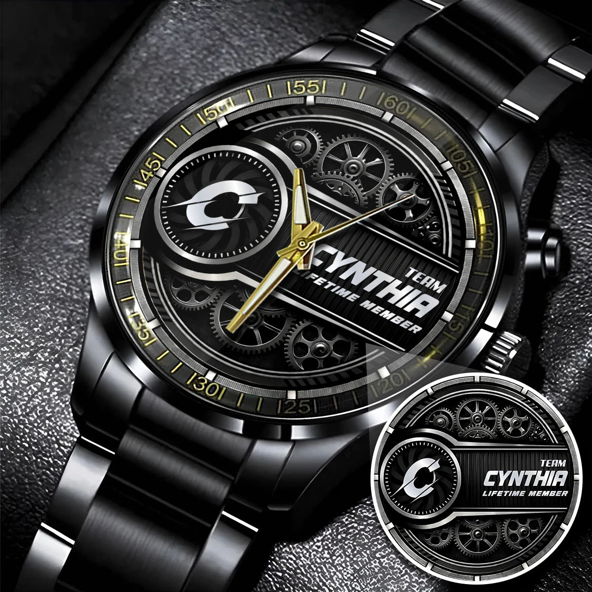 CYNTHIA 13K1-441 Personalized Watch, Premium Gift for Anniversary