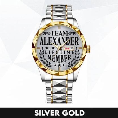 ALEXANDER 13K1-437 Luxury Alloy-Men Watch, Personalized Premium Gift for Anniversary