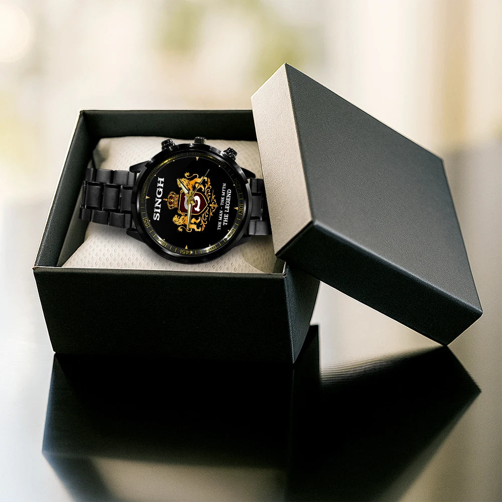 The Man The Myth Legend Royal Luxury Watch SINGH M1-W21