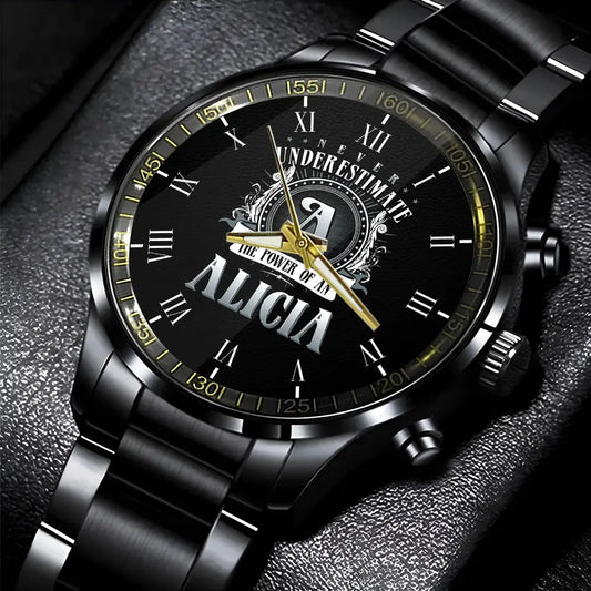 ALICIA 13K1-85 Personalized Watch, Premium Gift for Anniversary