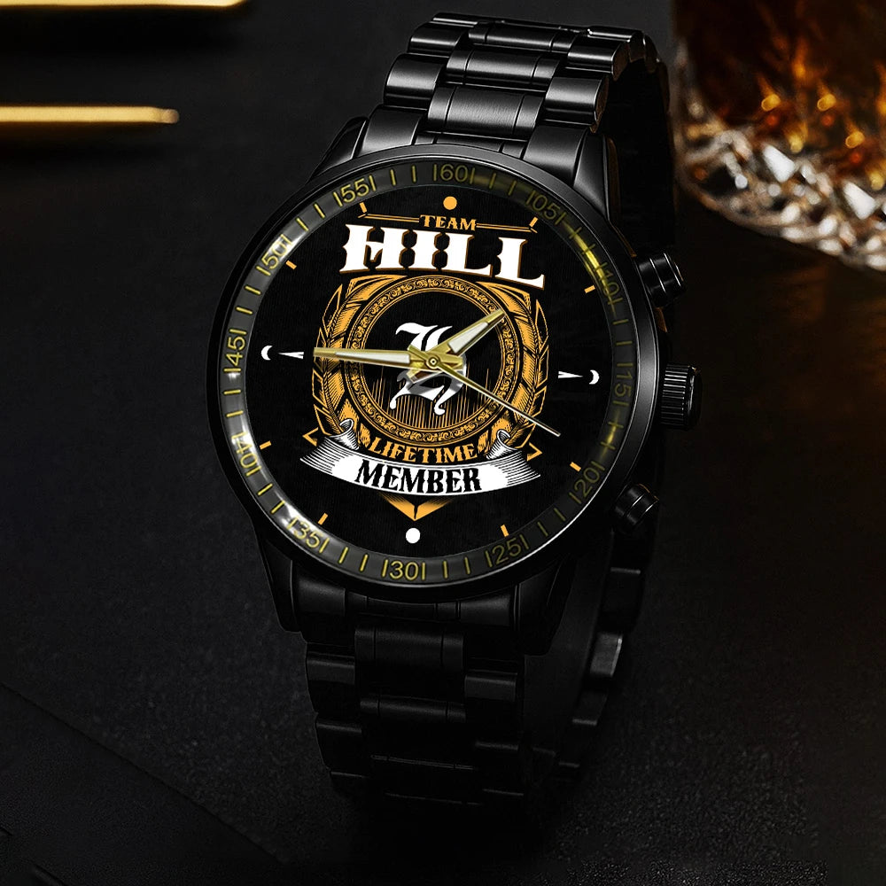 HILL 13K1-445 Personalized Watch, Premium Gift for Anniversary