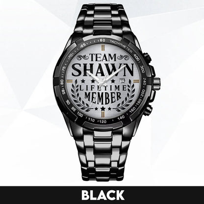 SHAWN 13K1-437 Alloy-Quatz-Men Watch, Personalized Premium Gift for Anniversary