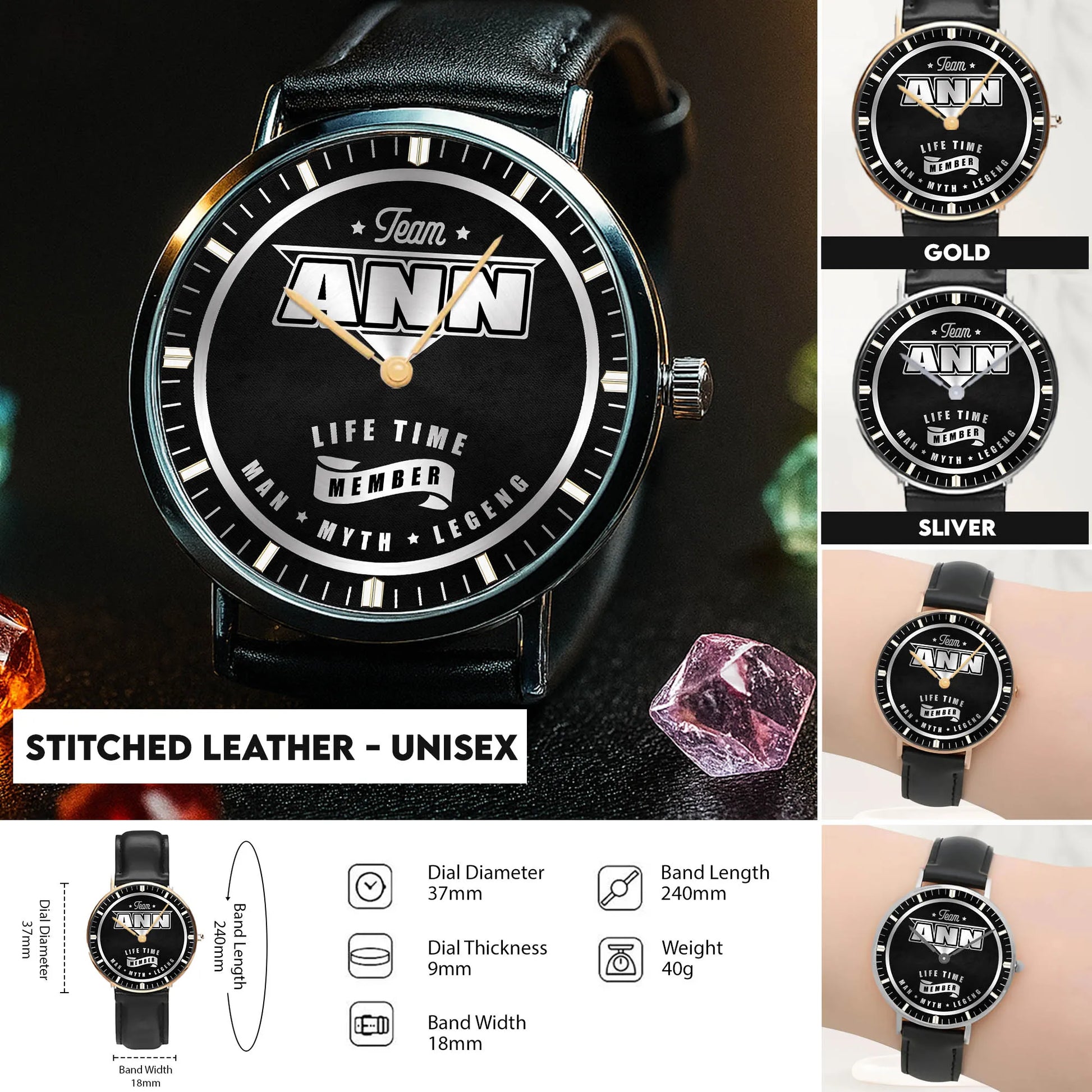 Stitched Leather - Unisex