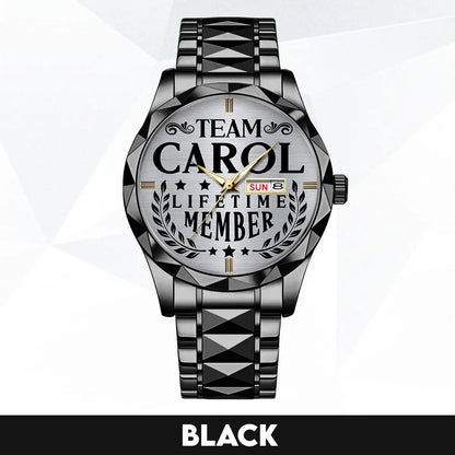 CAROL 13K1-437 Luxury Alloy-Men Watch, Personalized Premium Gift for Anniversary