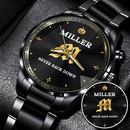 Never Back Down Halloween Pumpkin Watch MILLER M1-W20