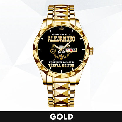God Made Your Name Royal Watch ALEJANDRO M1-W14