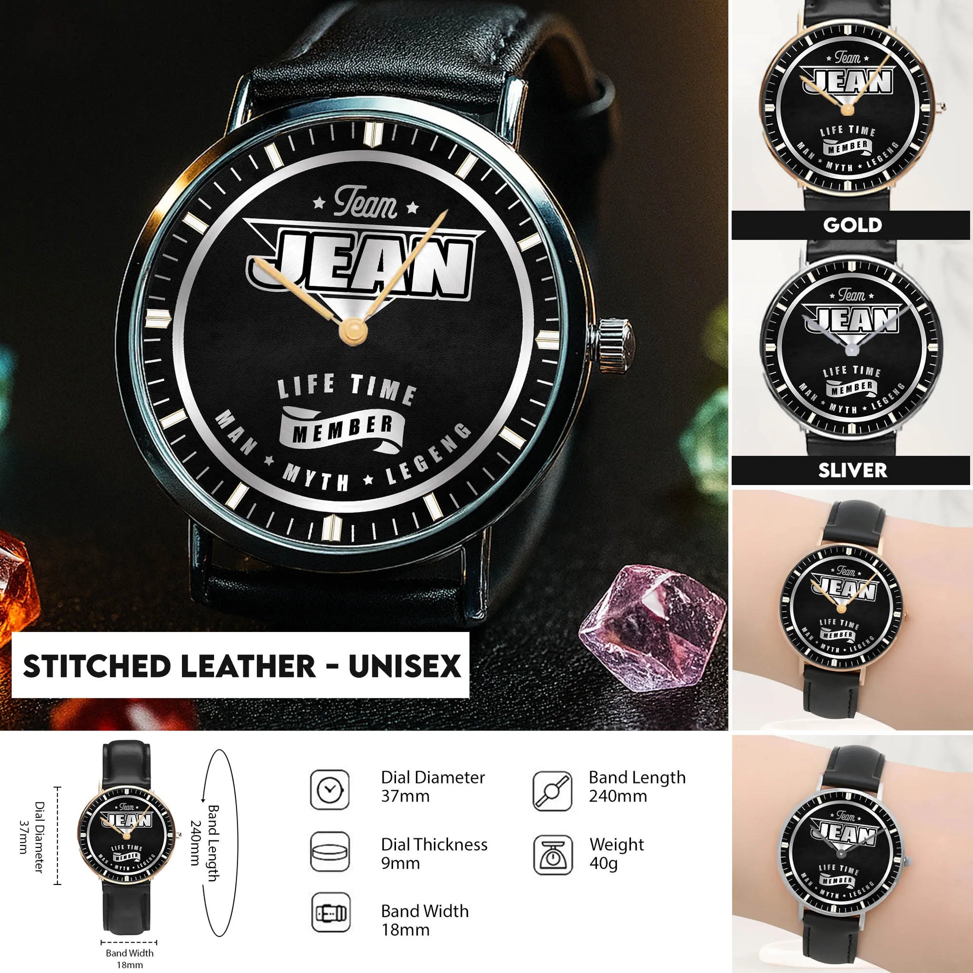 Stitched Leather - Unisex