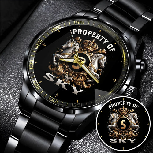 Property Of Your Name Horses Watch SKY M1-W17