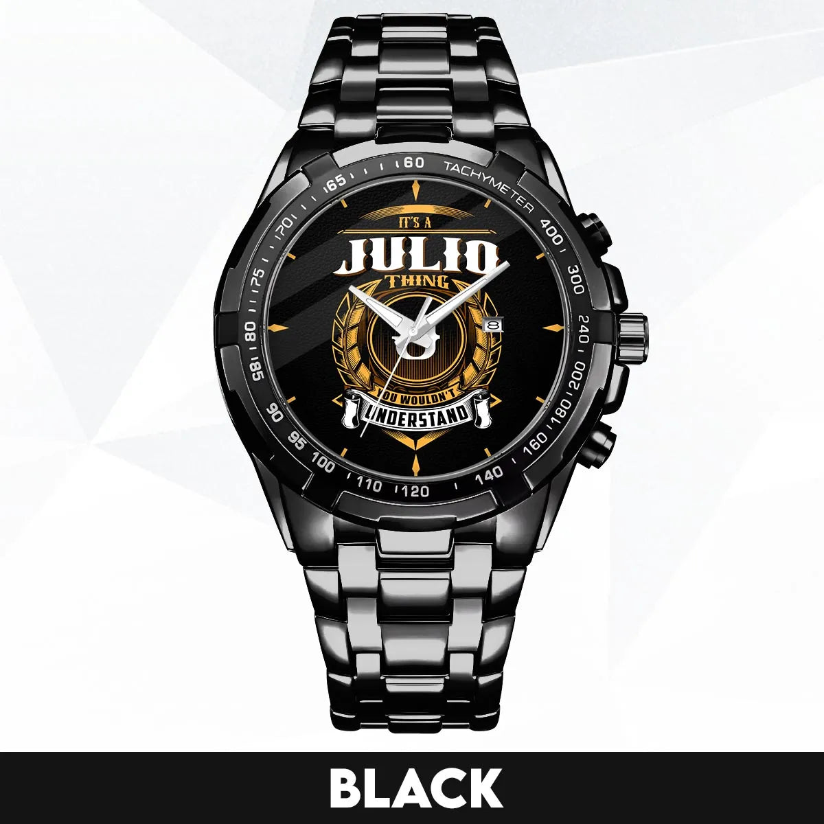 JULIO 13K2-434 Alloy-Quatz-Men Watch, Personalized Premium Gift for Anniversary