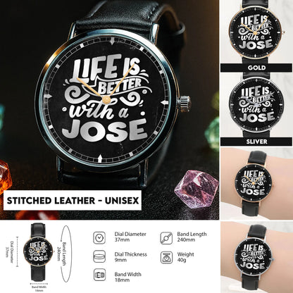 Stitched Leather - Unisex