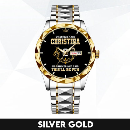 God Made Your Name Royal Watch CHRISTINA M1-W14