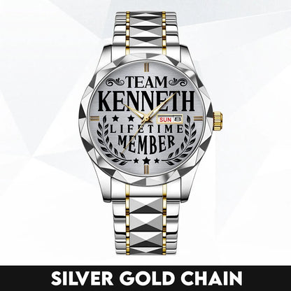 KENNETH 13K1-437 Luxury Alloy-Men Watch, Personalized Premium Gift for Anniversary
