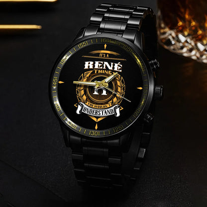RENÉ 13K12-434 Personalized Watch, Premium Gift for Anniversary